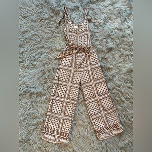 Sancia Printed Jumpsuit. Size XS.